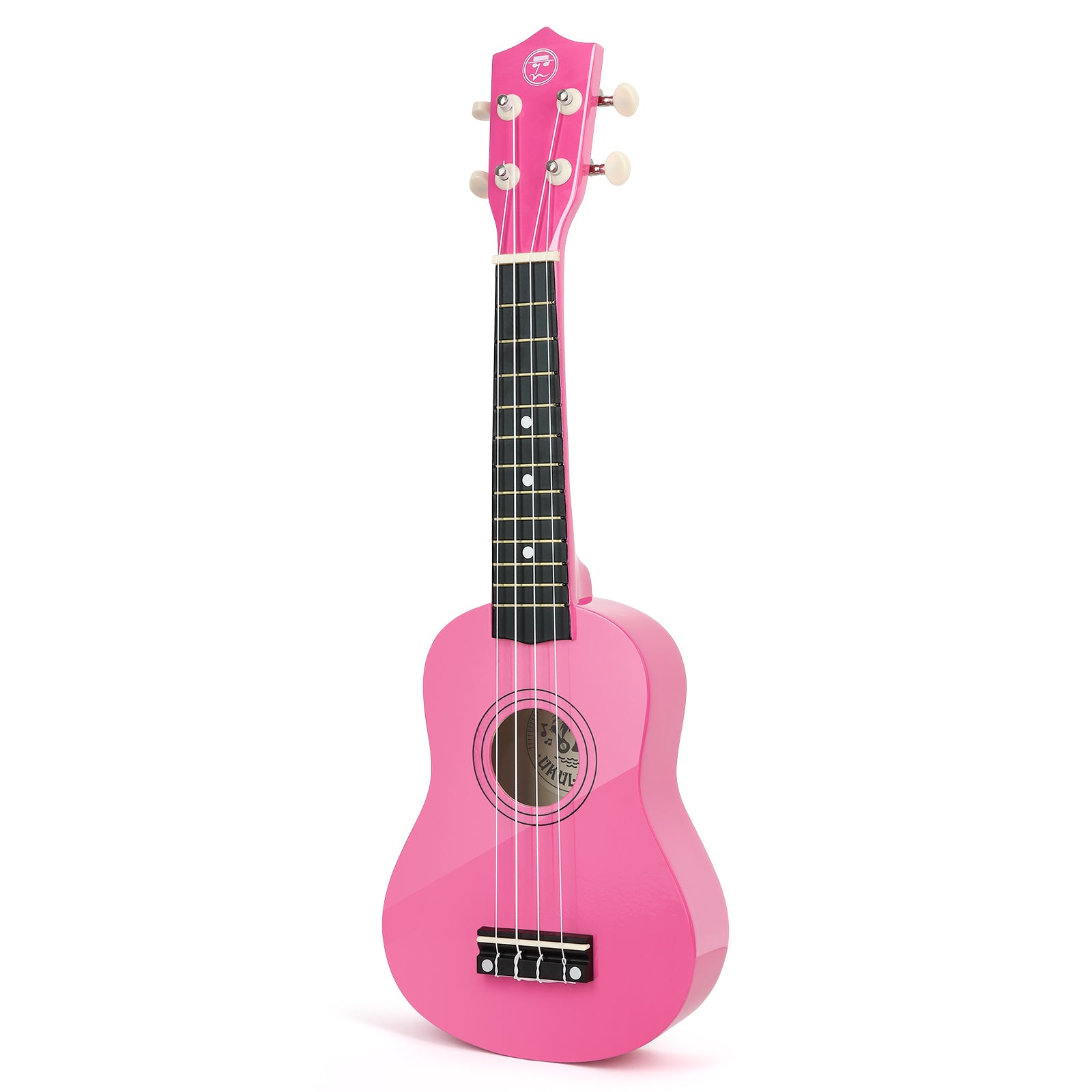 MUSTAR MU-401, 21 Inch Soprano Ukulele for Beginners Kids Pink