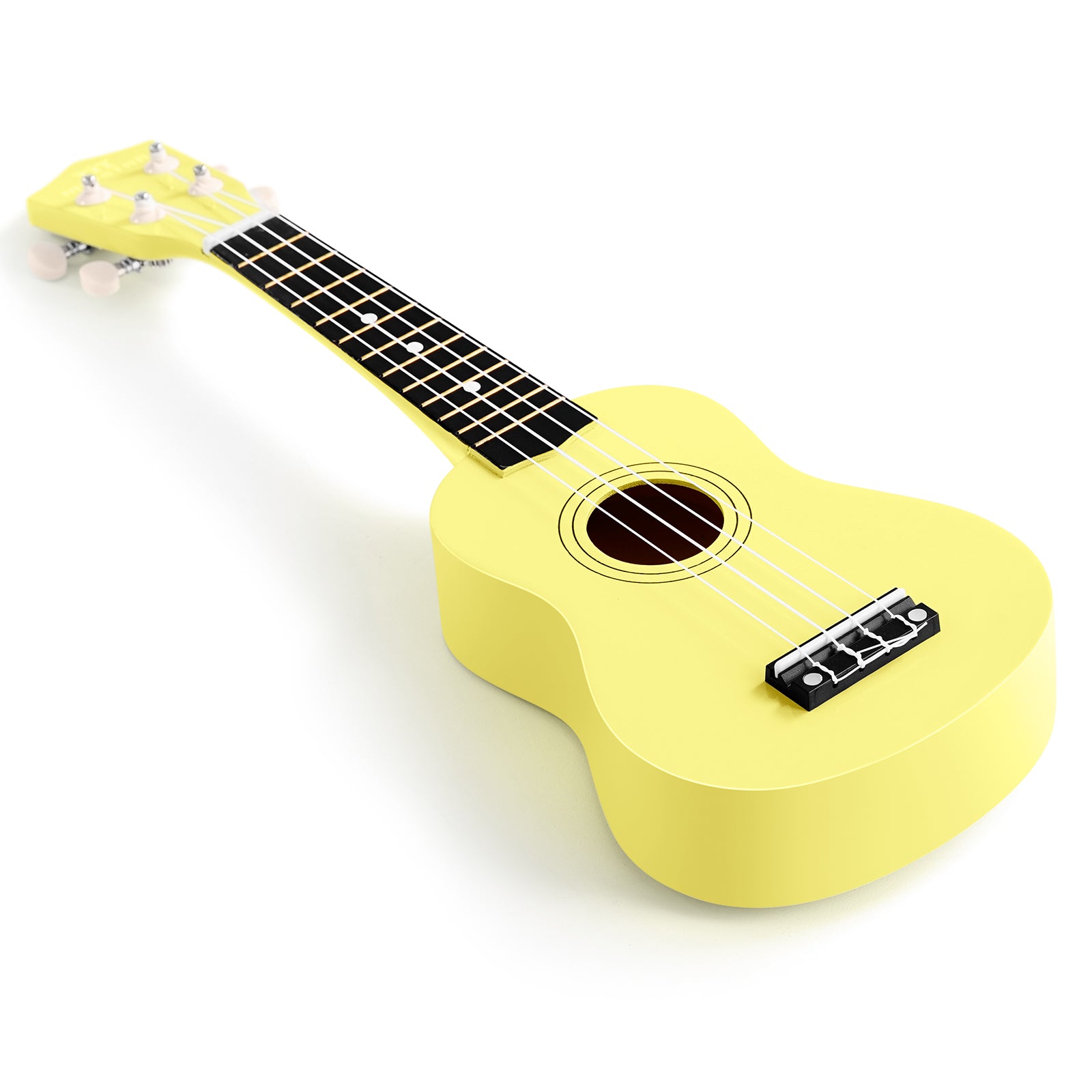 MUSTAR MU-1900, 21 Inch Soprano Ukulele for Beginners Kids Yellow