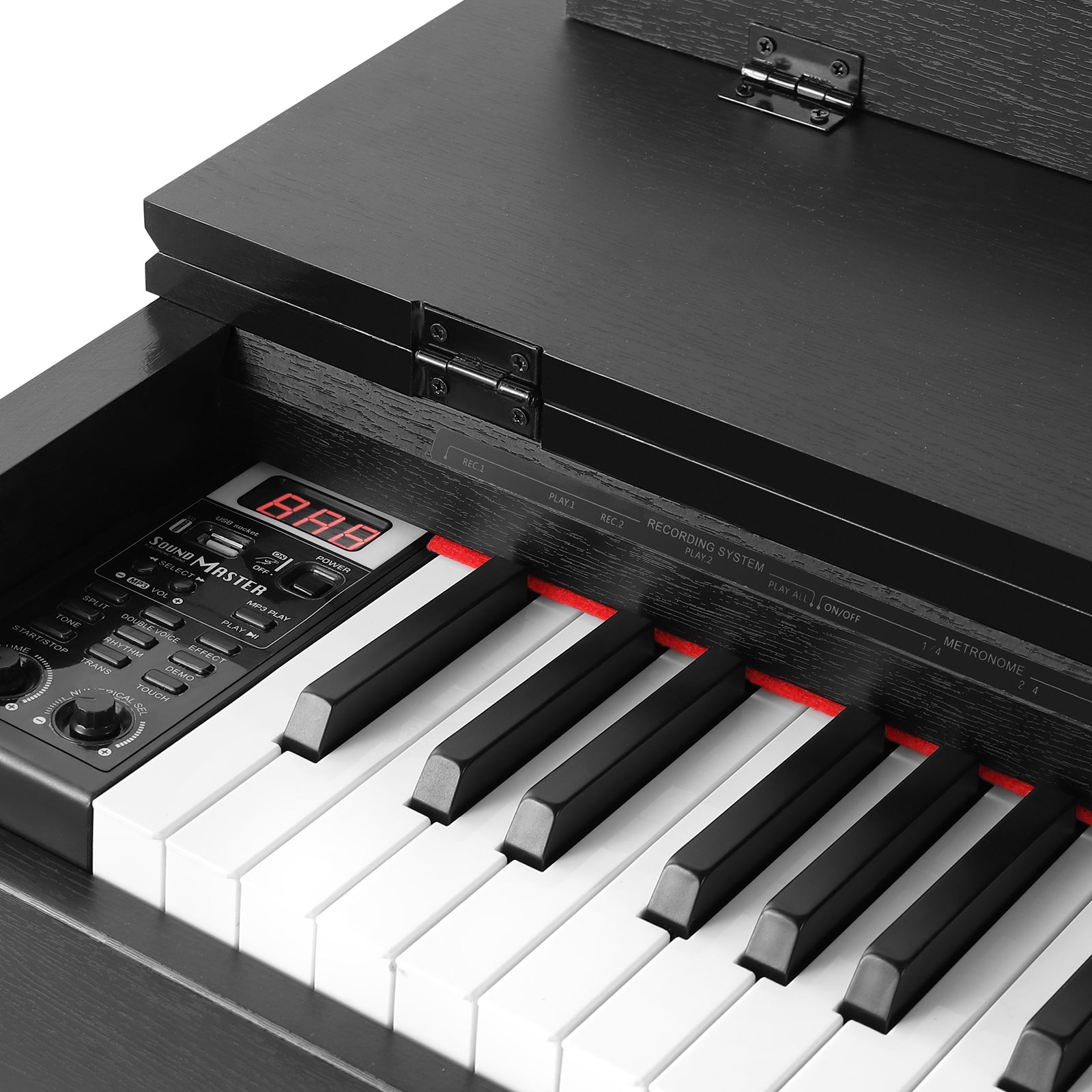 MUSTAR MDP-2700, 88 Key Weighted Wooden Upright Digital Piano, Hammer Action