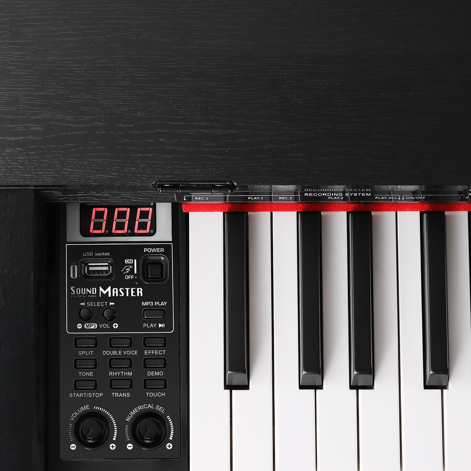 MUSTAR MDP-2700, 88 Key Weighted Wooden Upright Digital Piano, Hammer Action