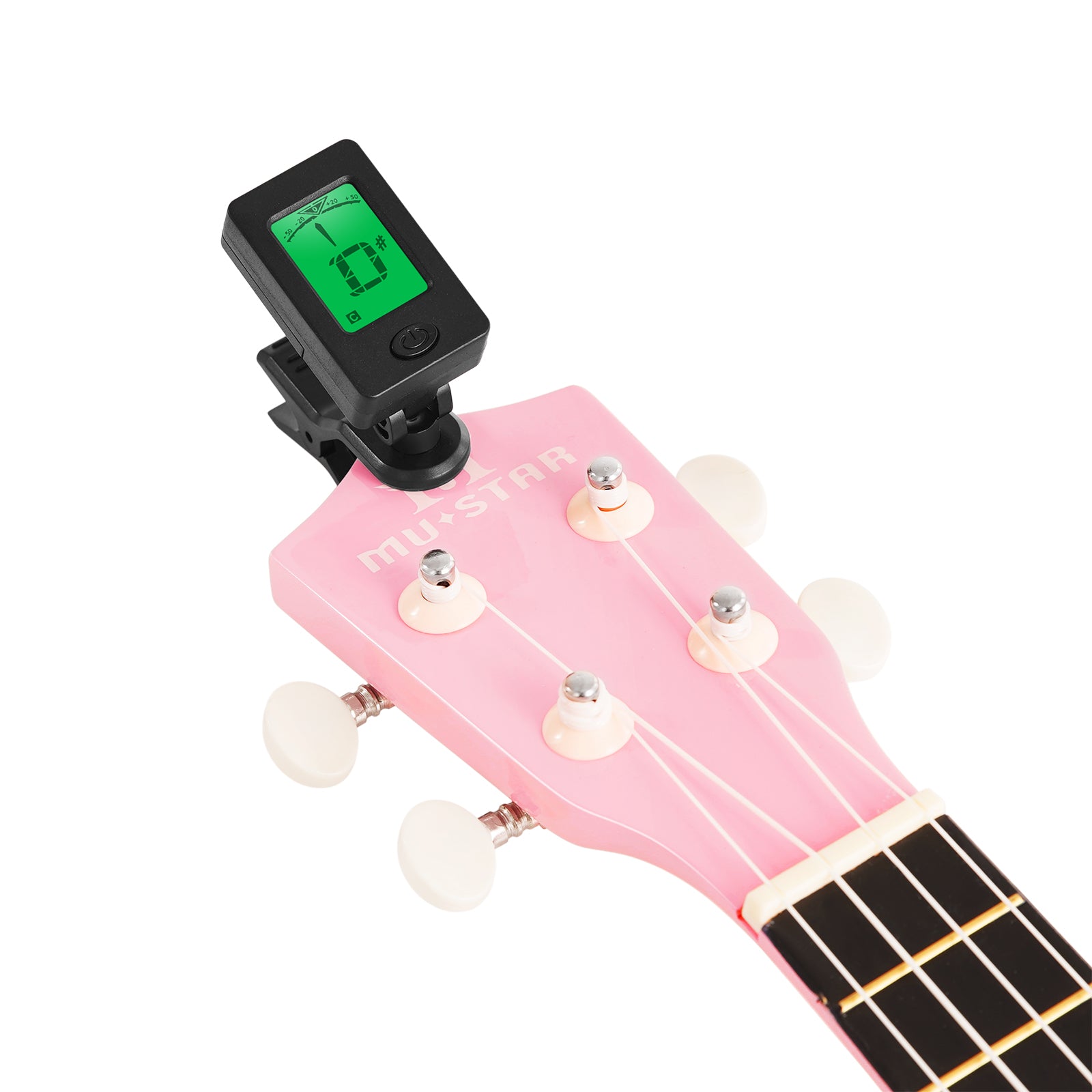MUSTAR MU-1700, 21 Inch Soprano Ukulele for Beginners Kids Macaron Light Pink