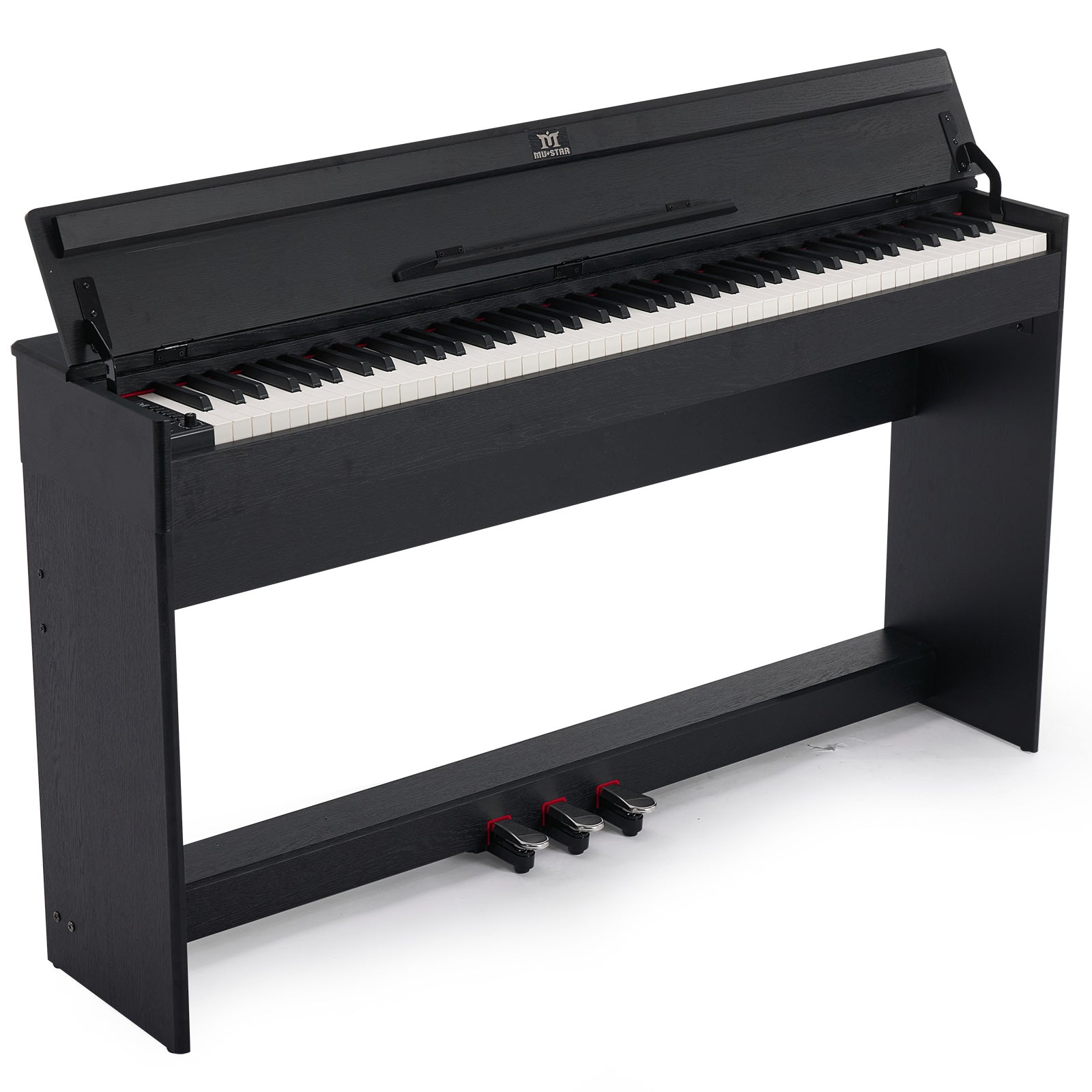 MUSTAR MDP-3300, 88 keys Upright Digital Piano, Fully Weighted Keyboard Piano, FSC Wooden Electronic Keyboards for Beginners