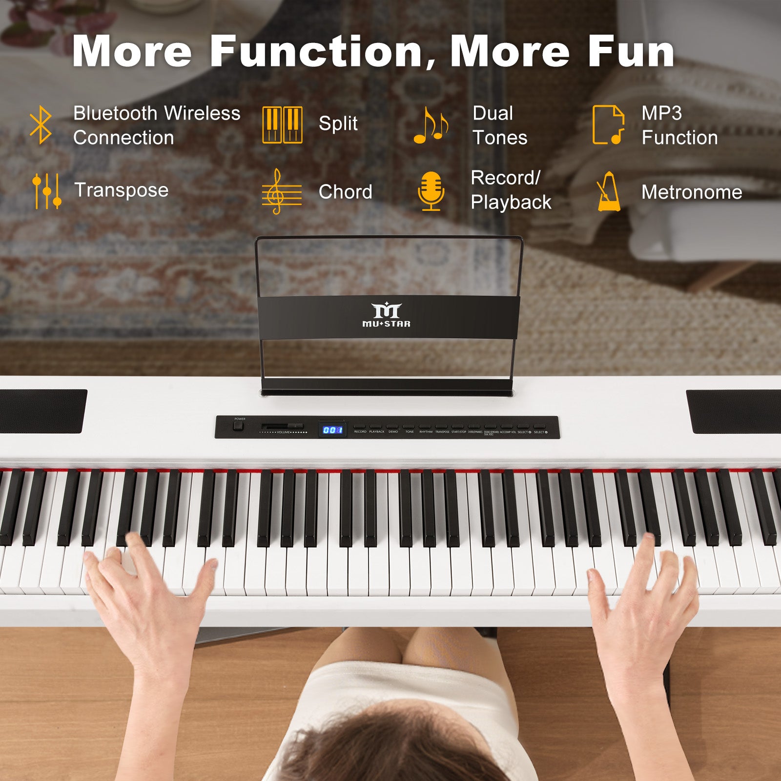 88 Key Weighted Keyboard