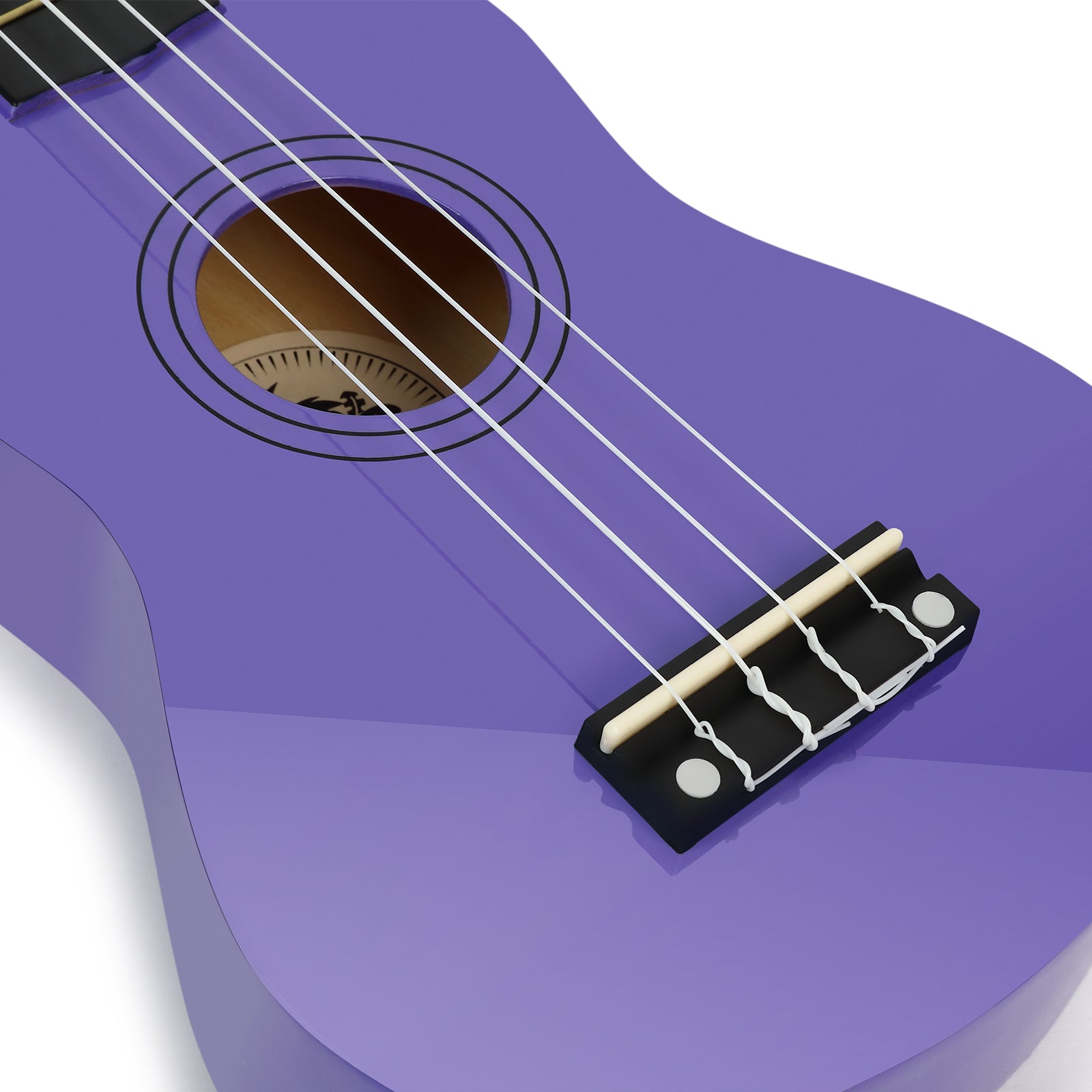 MUSTAR MU-701, 21 Inch Soprano Ukulele for Beginners Kids Purple