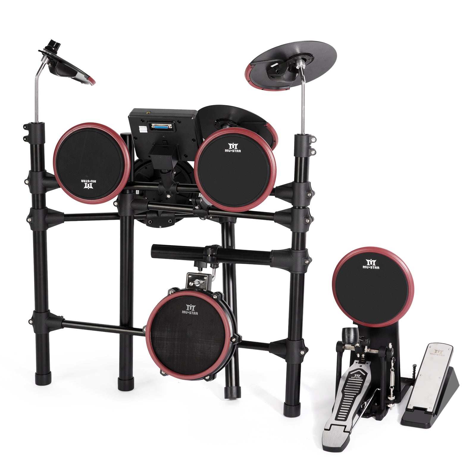 MUSTAR MED-100, Electronic Drum Set for Adults Kids Beginners, with 225 Sounds