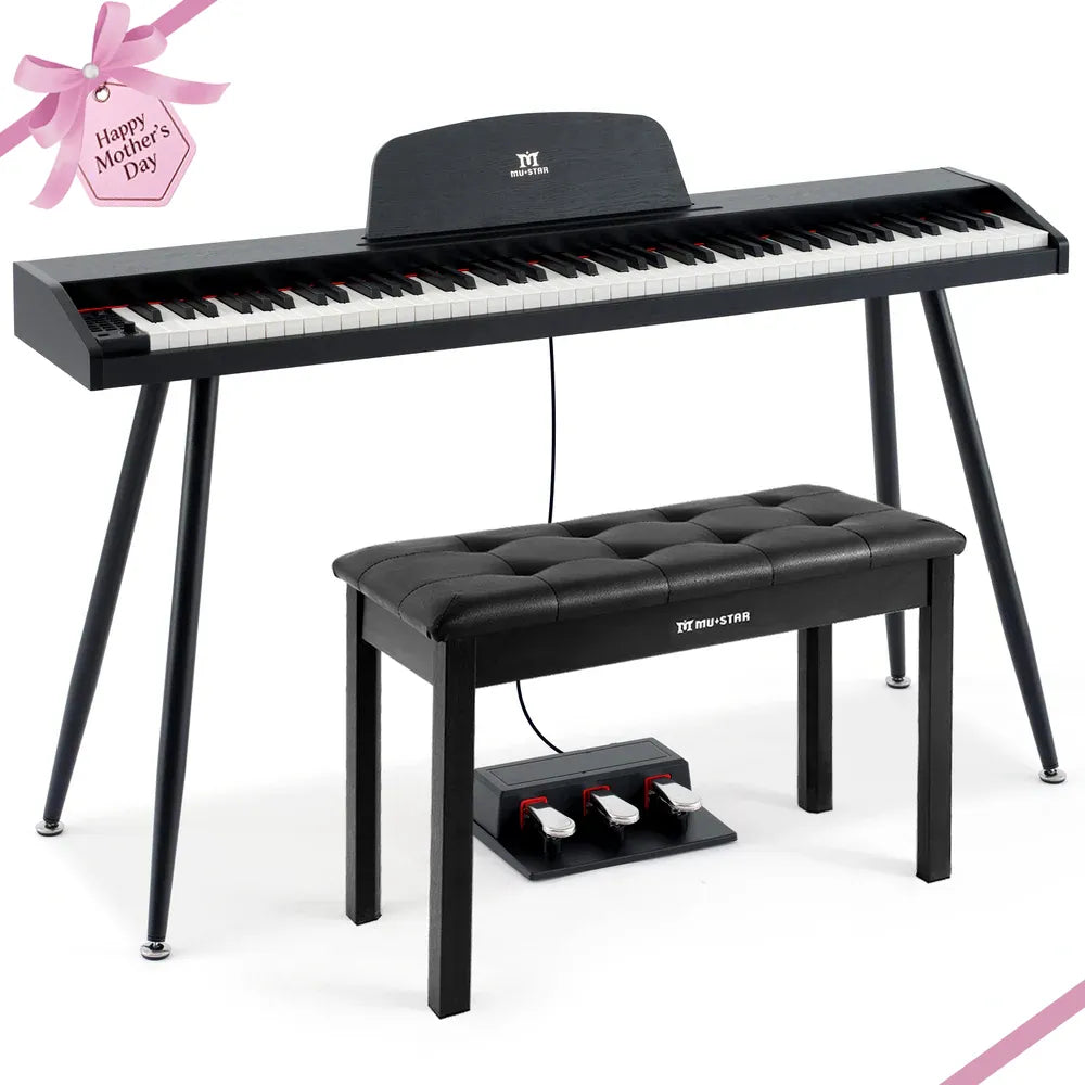 MUSTAR MEP-2100 88-key Semi-Weighted Digital Piano with Bench