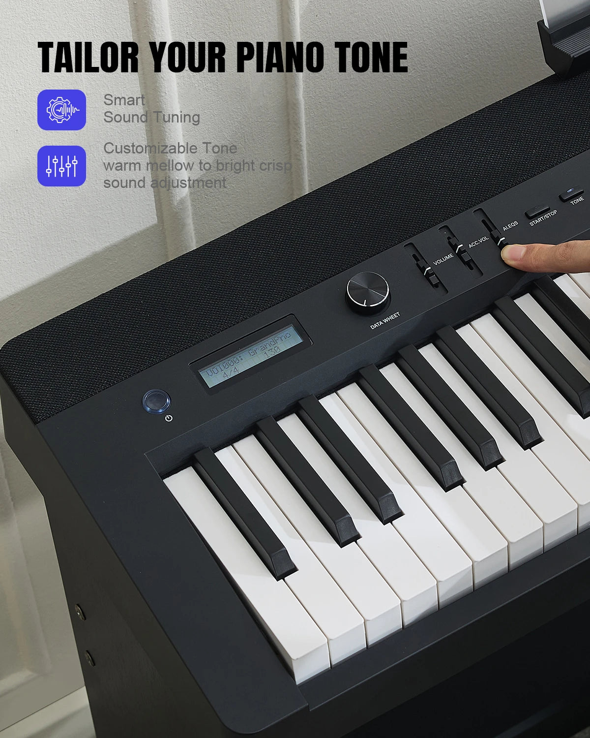MUSTAR MDP-4100 88 Key Upright Digital Piano | Graded Hammer Action