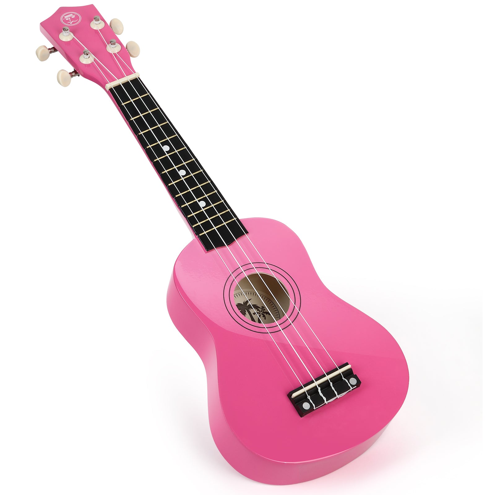 MUSTAR MU-401, 21 Inch Soprano Ukulele for Beginners Kids Pink