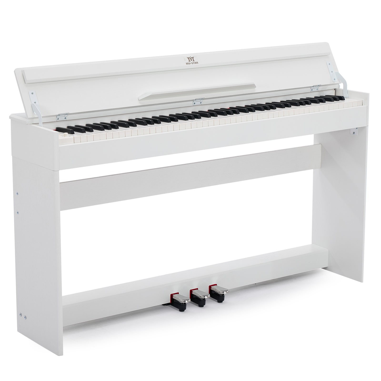 MUSTAR MDP-3300, 88 keys Upright Digital Piano, Fully Weighted Keyboard Piano, FSC Wooden Electronic Keyboards for Beginners