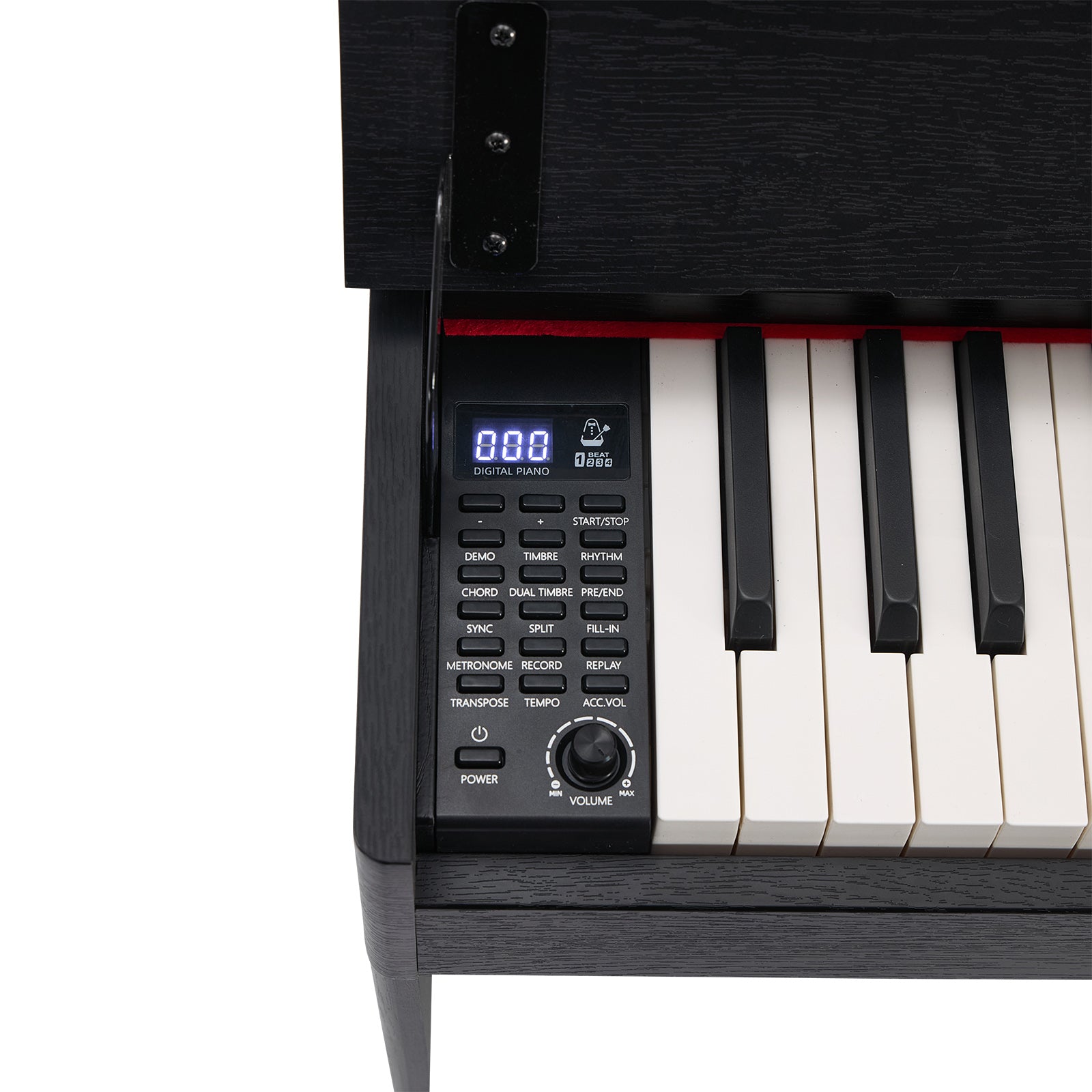 MUSTAR MDP-3300, 88 keys Upright Digital Piano, Fully Weighted Keyboard Piano, FSC Wooden Electronic Keyboards for Beginners