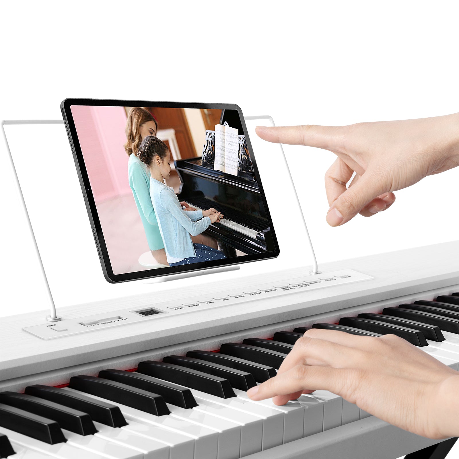MUSTAR MEP900, Best Beginner Keyboard Piano, Digital Piano 88 Key Keyboard, Portable & Bluetooth Enabled for Kids & Adults