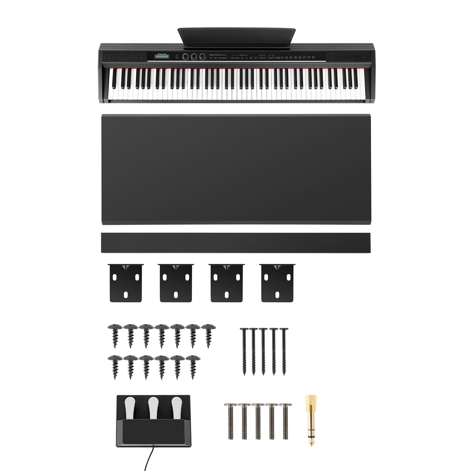 MUSTAR MDP-1500, 88 Key Weighted Digital Piano, Hammer Action