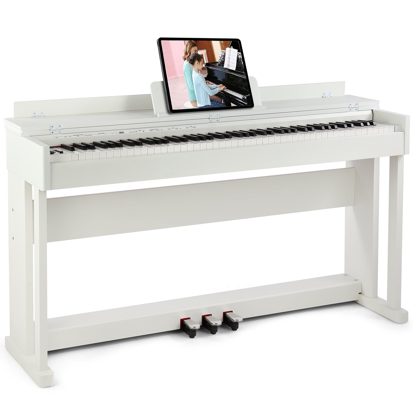 MUSTAR MDP-2700, 88 Key Weighted Wooden Upright Digital Piano, Hammer Action
