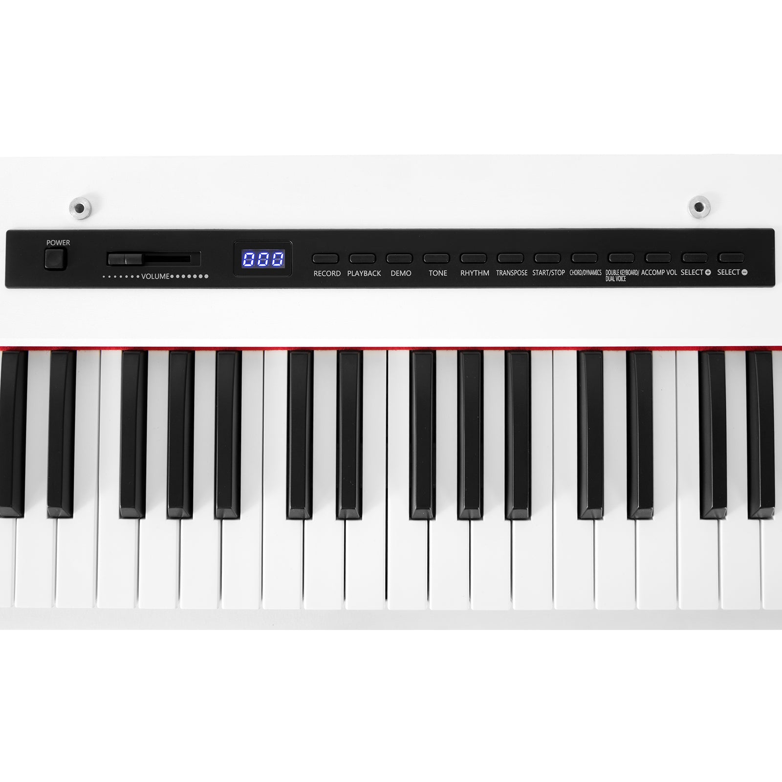 MUSTAR Piano digital con peso de 88 teclas con soporte, 88 teclas semi  ponderadas MEP-1000, teclado de piano eléctrico portátil 88 teclas con  conexión