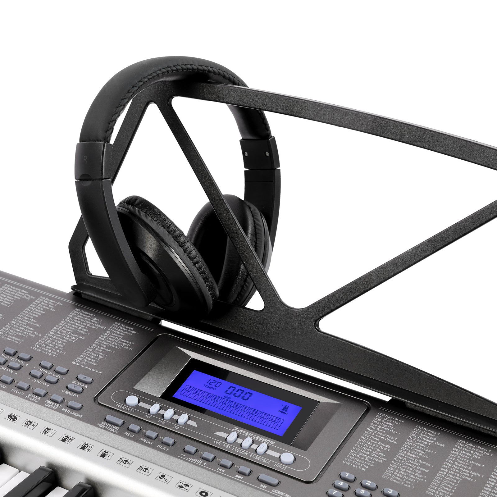MUSTAR MEK-300, 61 Key Piano Keyboard, Electric Keyboard Piano with Stand for Beginners