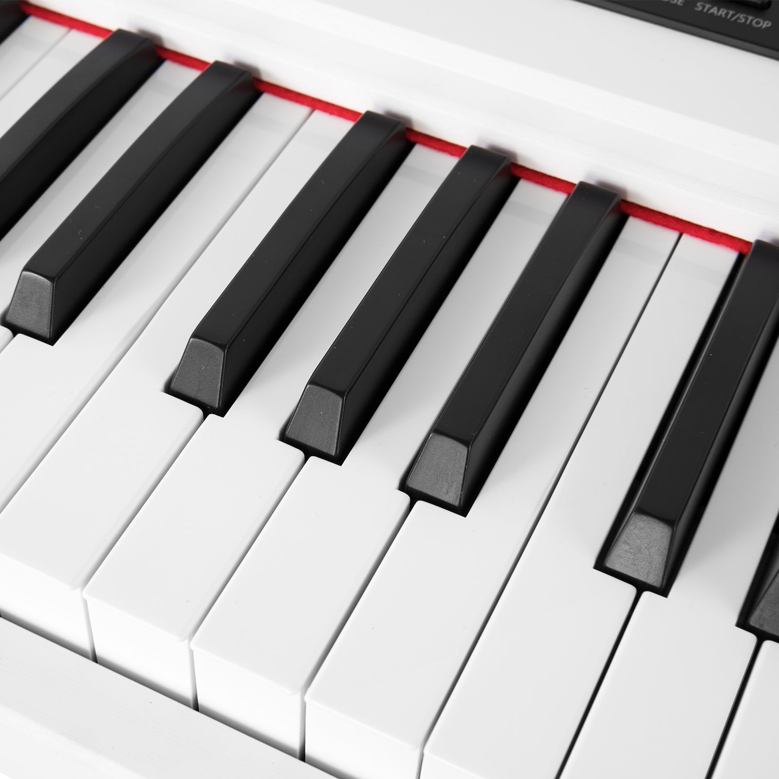 MUSTAR MEP-1000, Digital Piano 88 Keys Electronic Keyboards, Semi Weighted Electric Piano, Bluetooth Connection, Sustain Pedal, White