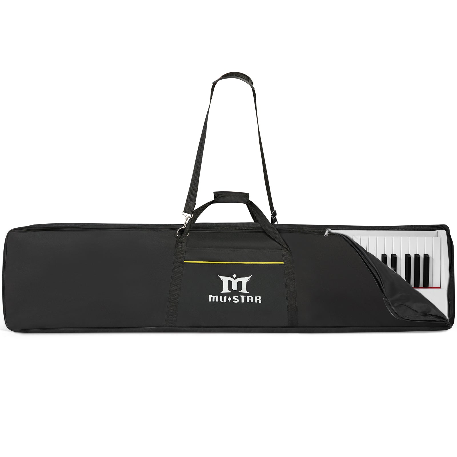 MUSTAR MEP-1000, Digital Piano 88 Keys Electronic Keyboards, Semi Weighted Electric Piano, Bluetooth Connection, Sustain Pedal, White