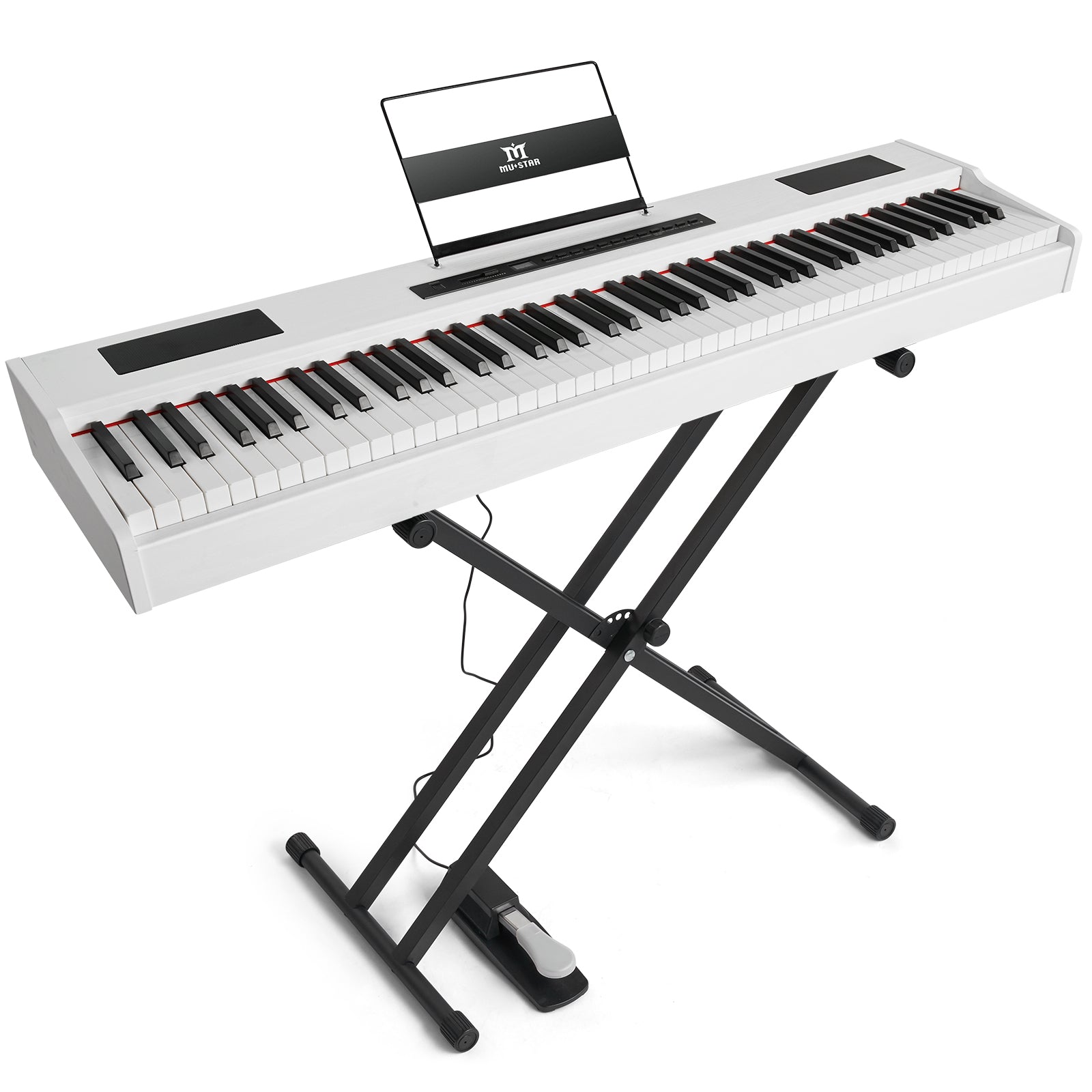 MUSTAR MDP 88 Key Weighted Digital Piano For Kids & Beginners, Gift