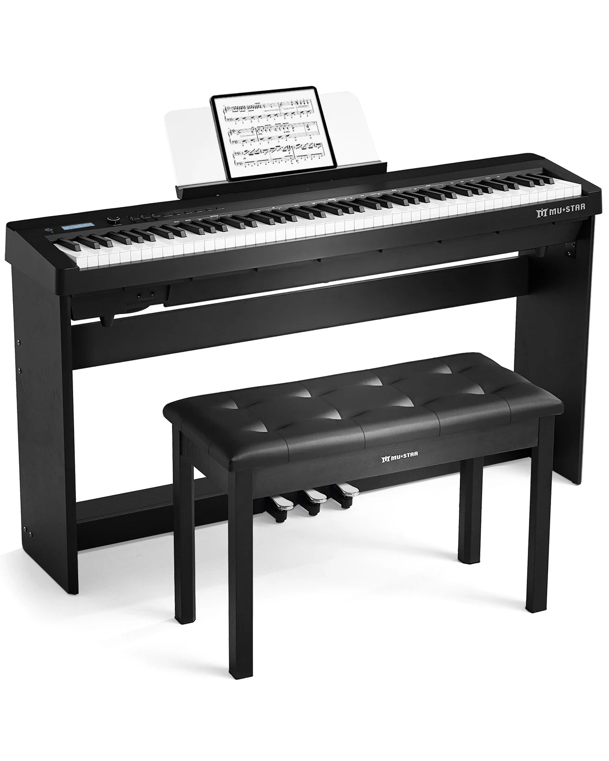 MUSTAR MDP-4100 88 Key Upright Digital Piano | Graded Hammer Action