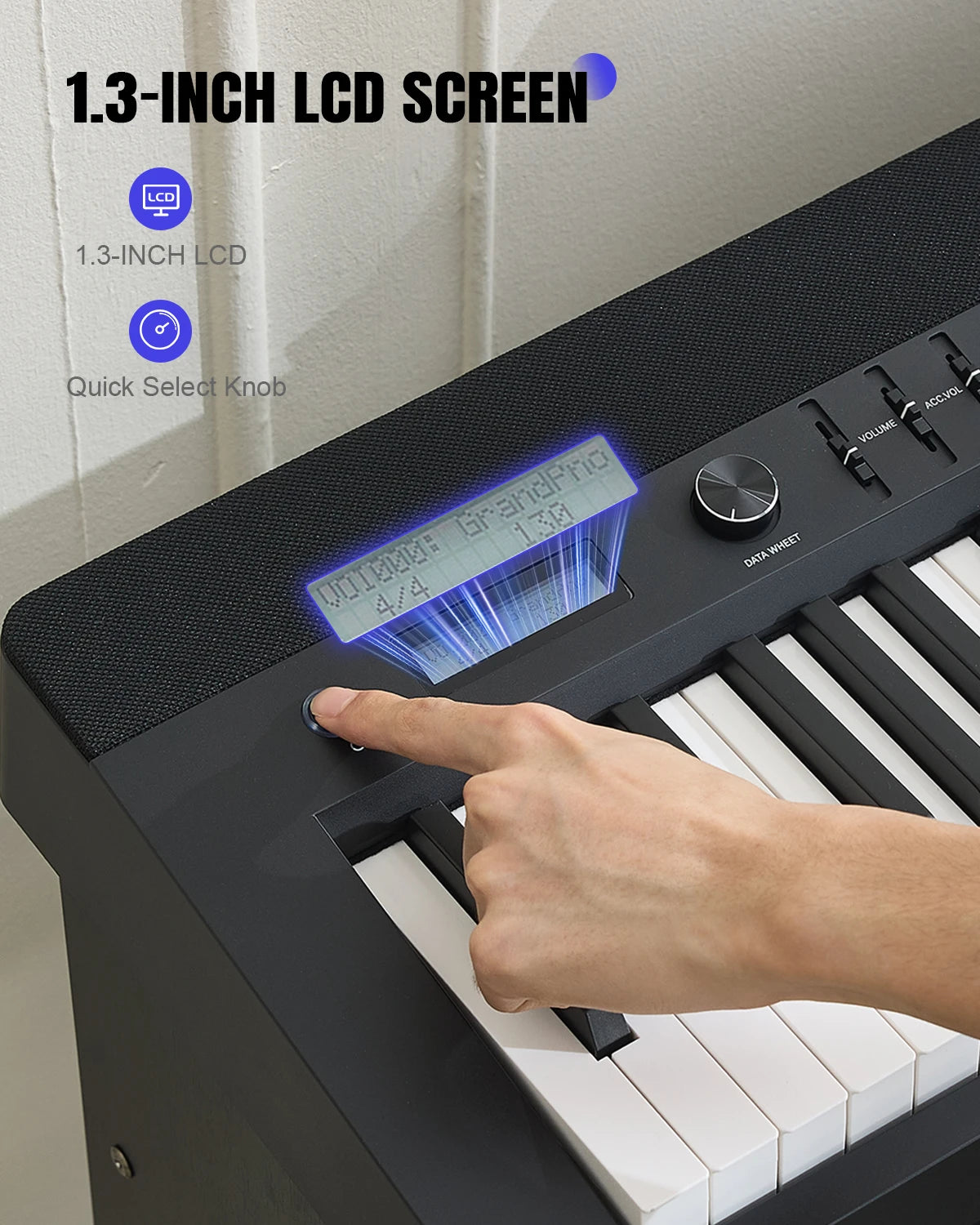 MUSTAR MDP-4100 88 Key Upright Digital Piano | Graded Hammer Action