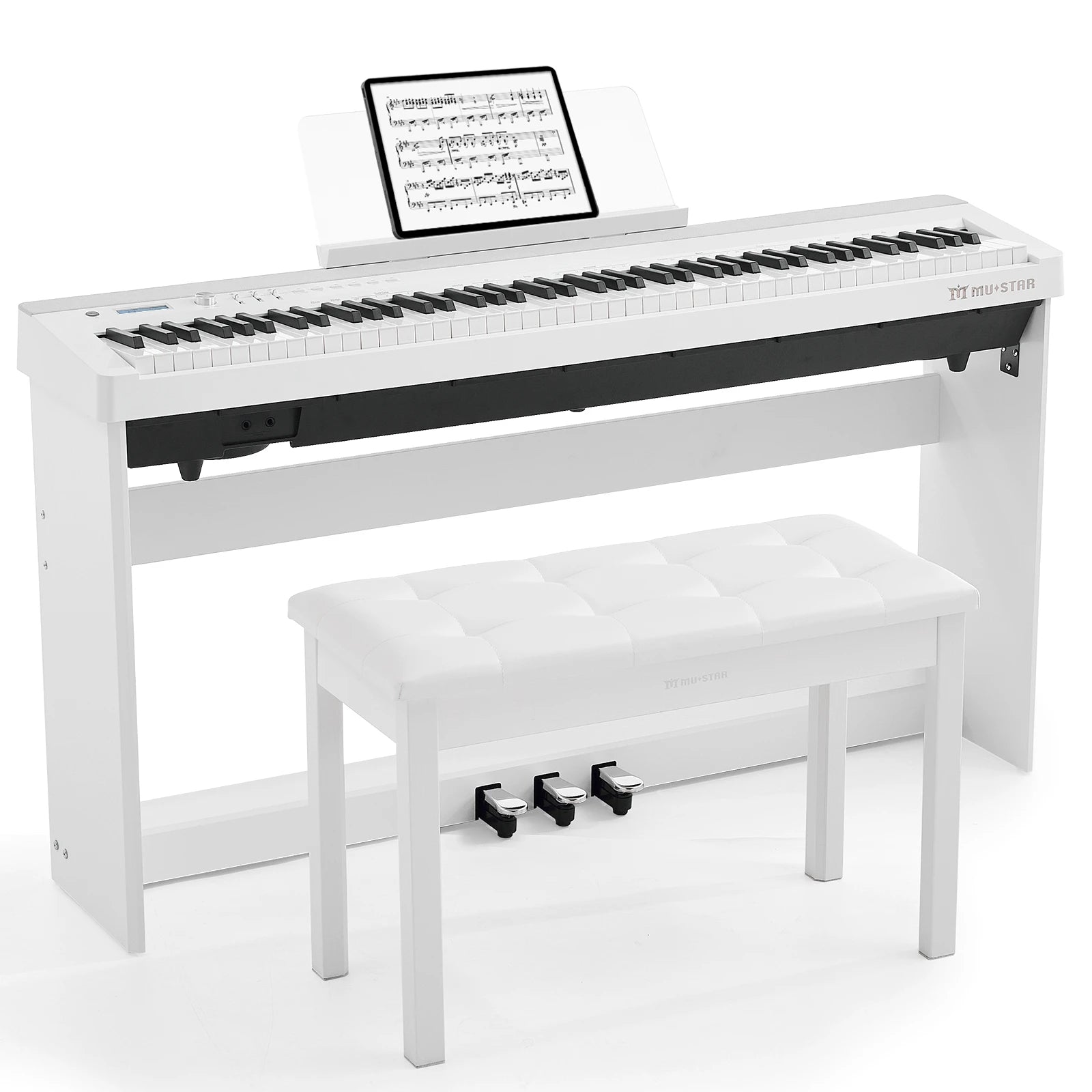 MUSTAR MDP-4100 88 Key Upright Digital Piano | Graded Hammer Action