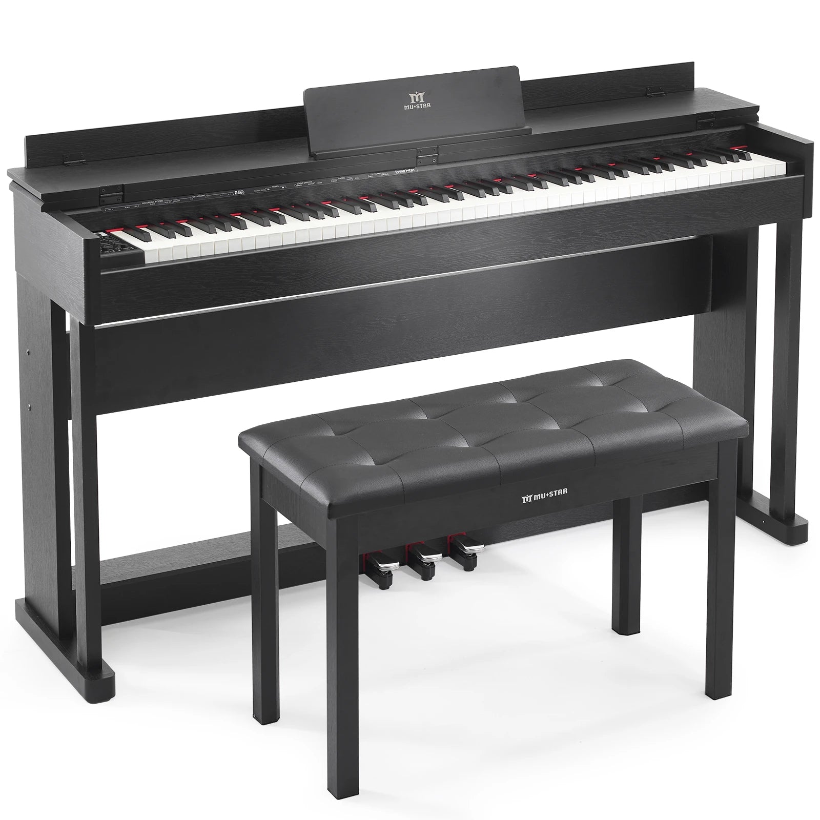 MUSTAR MDP-2700 88-Key Upright Digital Piano | Graded Hammer Action